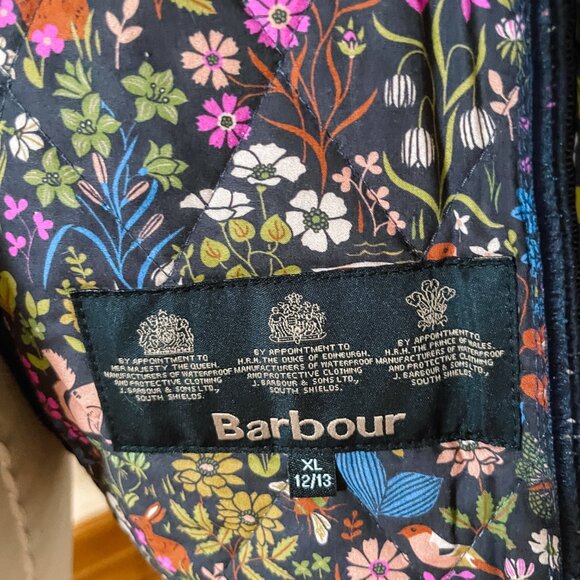 NWT Barbour Girls Printed Summer Liddesdale Jacket - Picture 7 of 11